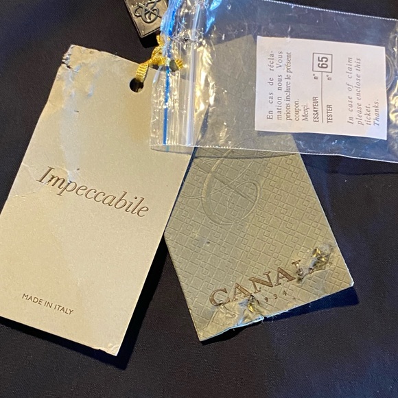 Canali Impeccable Navy Blue Flat Front Wool Trousers Size 38 R - Picture 13 of 15